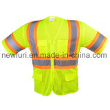 Mesh High Visibility Vest Reflective Jacket with Short Sleeve