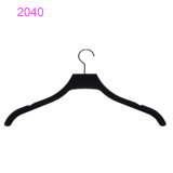 2018 New Style Black Rubber Shirts Hanger with Notches