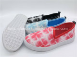 Good Quality Children Flat Shoes Injection Slip-on Canvas Shoes (ZL1017-11)