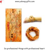 Comfortable Gold Running Scarf Good Flexibility Absorb Sweat (YH-HS154)