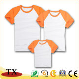 High Quality Colorful Parent-Child Cothing with Short Sleeve T-Shirts
