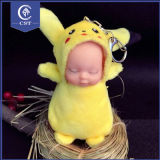 Pikachu Yellow Long Sleeping Baby Doll Hang Key Chain