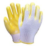 10 Gauge Cotton Knitted Work Gloves with PVC Coated Palm