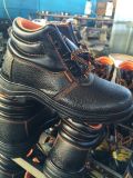 Leather Safety Shoes with Steel Toe and Plate S1/S2 Footwear for Mineing Anti-Static and Alkali Resistant Ce En20345