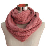 Lady Pashmina Acrylic Knitted Fashion Loop Scarf (YKY4313-1)
