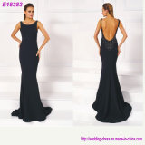 Beaded Strapless Mermaid Ball Gown Champagne Evening Dress for Fat Women Plus Size Evening Dress