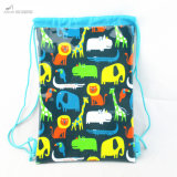 All Over Print Safari PVC Swim Drawstring Bag