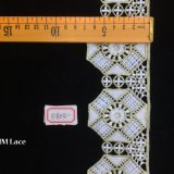 7cm Octagon Trimming Lace with Geometry Circles for Textile Accessories Hme803