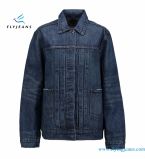 Oversized Women Cotton Denim Jackets with Whisker Enzyme Fansy Washes