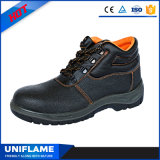 Leather Steel Toe Safety Shoes Men Work Shoes Ufa007