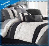Black and White Vintage Pattern Microfiber Comforter Bedding Set