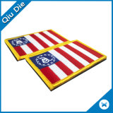 Country Flag Embroidered Patches with Magic Tape Clothing
