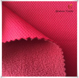 Polyester Bird Eye Mesh Fabric Bonded Polar Fleece Fabric for Garments