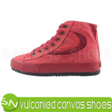 Women's Canvas Shoes Vulcanized Rubber Outsole (SNC-02040)