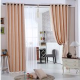 Classical Chenille Flocking Blackout Window Curtain (14F0063)