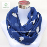 2017 Hot Sale Europe Penguin Printed Fashion Lady Infinity Scarf