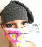 Women Embroidered Face Mask Knitted Hats