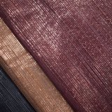 Stripe Design Polyurethane Faux Leather Fabric for Bag Shoe