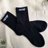 Super Breathable Comfortable and Endurable Hemp Cotton Socks (HS-1603)