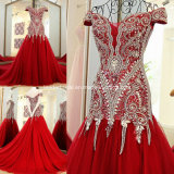 Crystals Evening Gown Customized Mermaid Beading Prom Dresses E15901