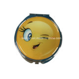 Wholesale Custom Metal Emoji Compact Mirror