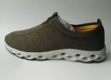 Textile Upper Soft Leisure Running Shoes for Children, Ladies and Men