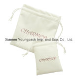 Wholesale Custom Printed Personalized Promotional Small Jewellery Drawstring Pouch Suede Jewelry Gift Bags