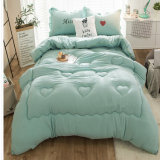 High Quality and Colorful 100 Polyester Microfiber Comforter 250GSM