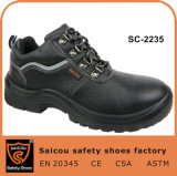 Guangzhou Men Brand Name Leather Safety Shoes Leather Shoes Sc-2235