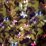 Polyester 300t Pongee Fabric with Print, Calendering for Children's Coat