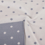 Factory-Made New 2017 100% Cotton Reversible Knit Baby Blanket