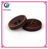 Coffee Color Many Size Resin Shirt Button