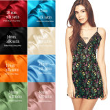 Fashion Design Digital Printed 100% Nature Silk Satin for Ladies Sleepwear
