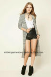 Joker Long Mixed Color Long Sleeve Knitted  Sweater  Cardigan (W18-223)