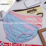 New Arrival Smile Face Colorful Rim Young Girls Stylish Triangle Panties