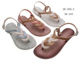 Latest Ladies Slippers Shoes and Flip-Flop PVC Sandals