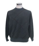 Yak Wool/Cashmere Round Neck Pullover Long Sleeve Sweater/Garment/Clothes/Knitwear