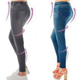 Women Slimming Push up High Waist Jeans Leggings (50110)