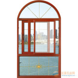 Aluminum Frame Glass Window with Mosquito Net and Grill