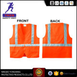 Safety Garment with High Visibility Reflective Tape