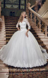 Long Sleeves Bridal Ball Gowns Lace Tulle Wedding Dress Dh20178