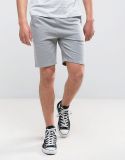 Men's Jersey Skinny Shorts in Grey