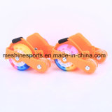 New Arrival Adjustable Flashing Roller Heel Skates with Colored PU Wheels