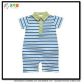 Polo Neck Baby Clothes Stripe Printing Newborn Rompers