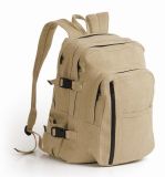 Canvas Day Hiking Sport Travelling Backpack Bag (MS1035)
