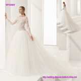 Princess Wedding Dress with a Beautiful Natural Slide Gossamer Skirt