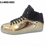 Unisex High Top Laces up Light up Shoes Casual LED Shoes India