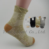Women Casual DOT Design Happy Socks High Quality Breathable Socks