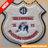 Custom Heat Border Embroidery Woven Badge, Patches / Embroidery Patch (YB-WB-427)