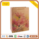 Light Pink Flowers Pure Weeding Cosmetics Popular Kraft Paper Bag